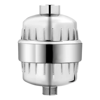 

High Output Universal Shower Filter with Replaceable Multi-Stage Filter Cartridge