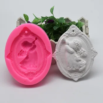 

Little Baby Angel Silicone Mold Fondant Mould Cake Decorating Tools Chocolate, Gumpaste Mold, Sugarcraft ,Kitchen Gadgets K255