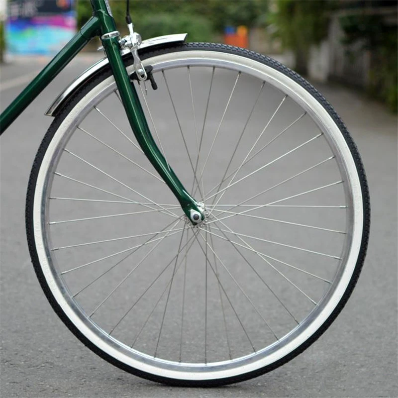 1 set Retro Bike Front Rear Fenders 700C 23C 25C Stainless Steel Mud Guard Wing Road Bicycle Parts