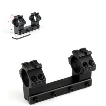 

ohhunt Long 10cm High Profile 11mm Dovetail Airgun 25.4mm Rings with Stop Pin 20mm Rail For Hunting Tactical Rifle Scope Mount