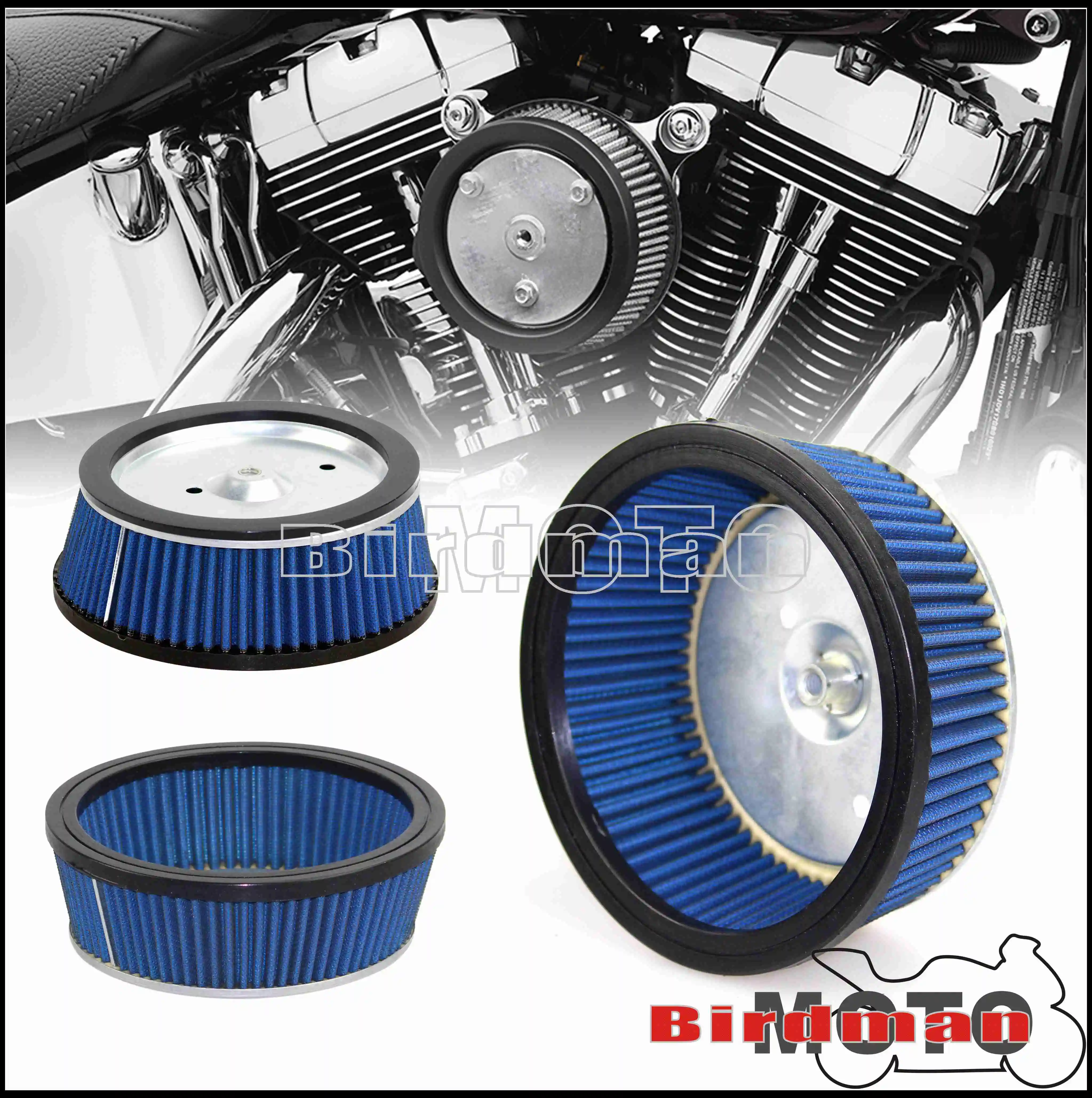 2944299AAirFilterIntakeAirCleanerforHarleyDynaSoftailUltra