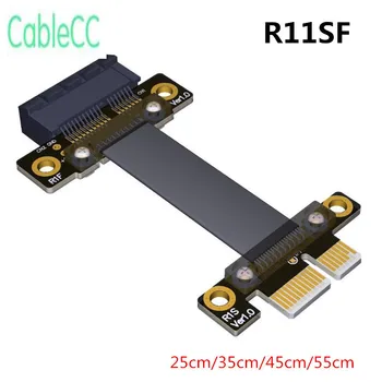 

Riser PCI Express PCIe Gen3.0 1x To 1x Male to Female mining graphics card Extension cable 25cm - 55cm , PCI-E 1x 16x 3.0 Riser