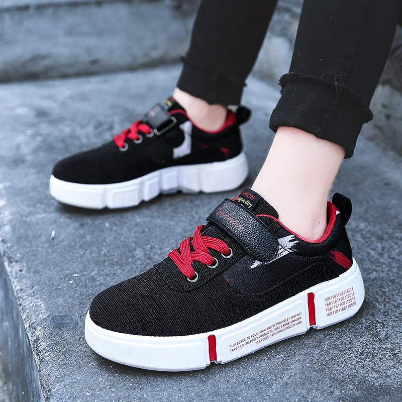 

Boys' Plimsolls 2019 Summer New Style Boy Korean-style Casual Breathable Athletic Shoes Big Boy Young STUDENT'S Skate Shoes