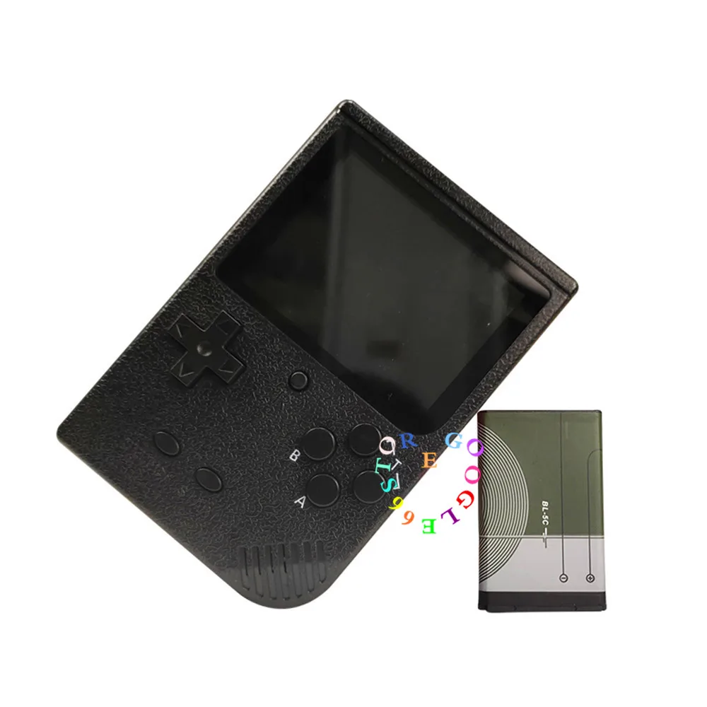 Новинка 2000 в 1 ретро мини игровая консоль портативная игровая консоль SUP встроенный 5 большой симулятор forGBA поддержка загрузки и хранения - Цвет: black