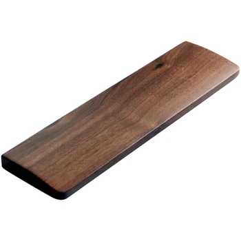

Walnut Wooden Mechanical Keyboard Wrist Rest Pad Wrist Support Hand Pad for Mechanical Keyboard Gaming Desk