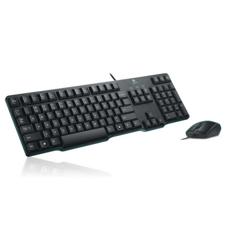 

Genuine Product Logitech/Logitech Keyboard And Mouse Kit P + U-Computer Ultra-Thin Wired Keyboard Mouse Set MK100