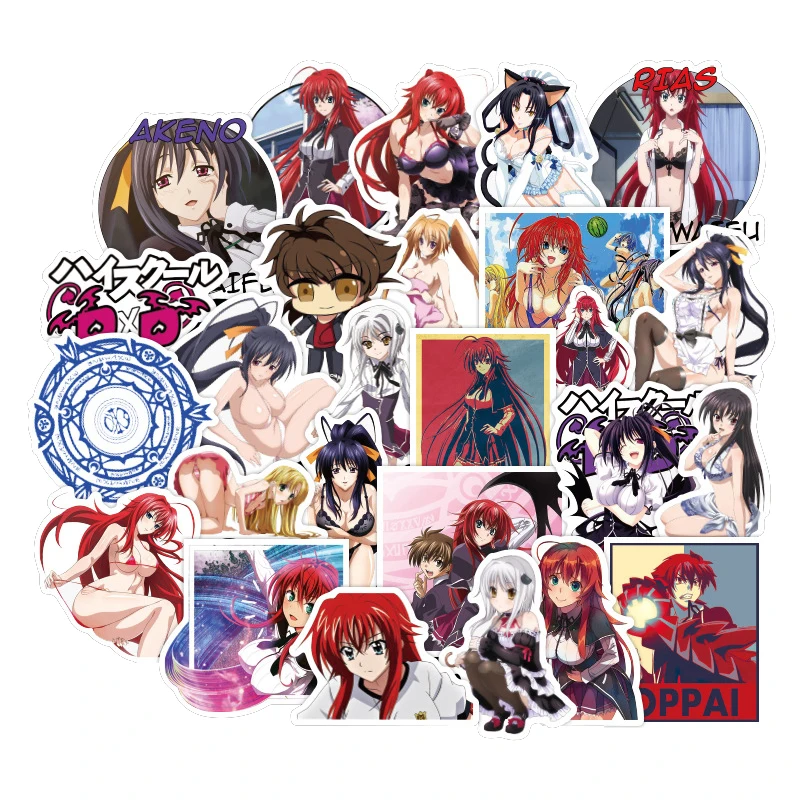 50 шт. High School DxD обувь для косплея Аниме Коллекция сексуальный Стикеры Чемодан