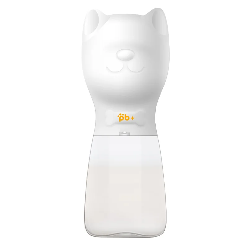 bulldog white Портативная бутылка для воды для домашних собак, для маленьких и больших собак, для путешествий, для щенков, кошек, поилка, для улицы, для домашних животных, диспенсер для воды, кормушка, продукт для домашних животных - Цвет: bulldog white