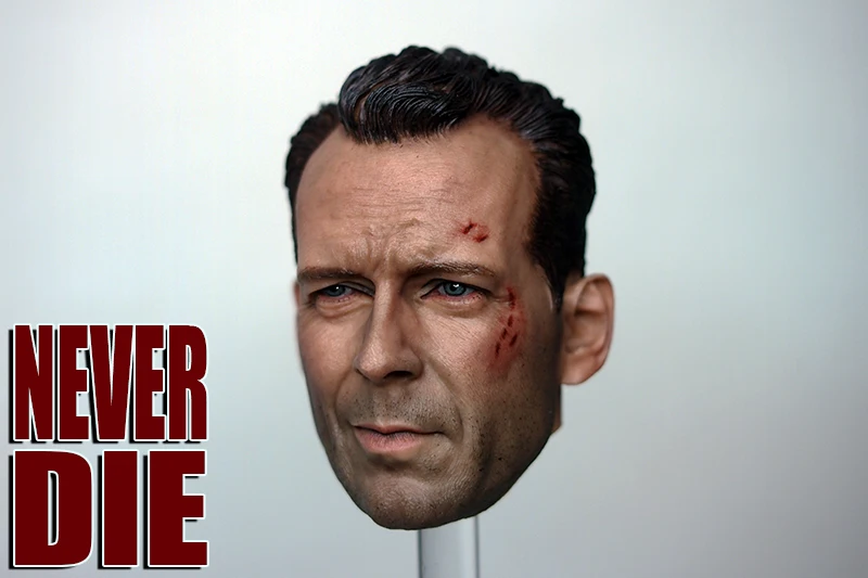 Custom 1//6 Die Hard Bruce Willis HeadSculpt fit 12/" Male figure body