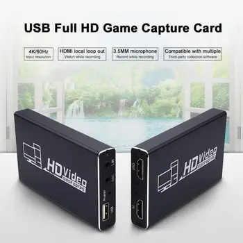 

1080P 4K HDMI Video Capture Device HDMI To USB 3.0 Video Capture Card Dongle Game Record Live Streaming Broadcast Local Loop Out