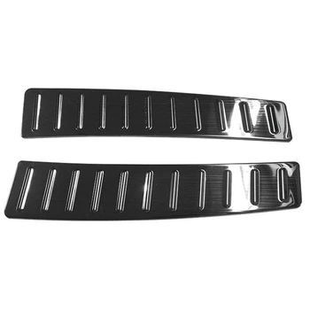 

Car Auto Accessories Rear Boot Trunk Inner Bumper Protector Guard Sill Plate Cover for Tesla Model S Black