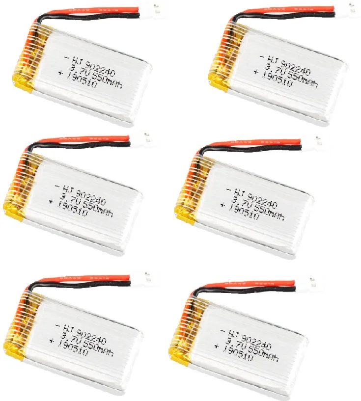 

3.7V 550mAh Lithium Battery 902240 Gesture Sensor UFO Aircraft Four Axis Unmanned Aerial Vehicle Battery Helicopter battery