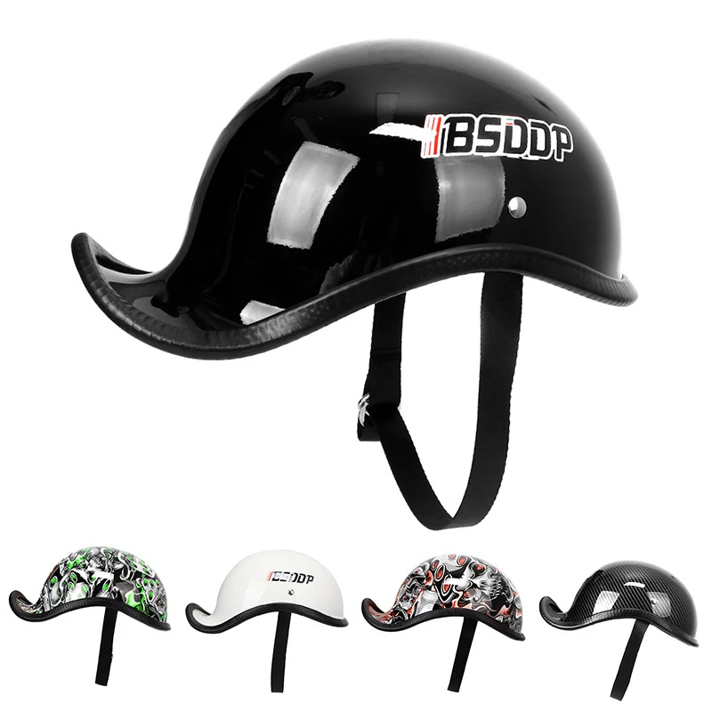 

Motorcycle Helmet Retro for Harley Summer Bend Motorcycle Motorbike Helmet Half-faced Lightweight Safety Helmet for Men Women