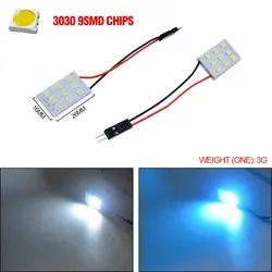 2 шт. T10 BA9S 3030smd светодиодные лампы для чтения c5w 6000k светодиодный лампы типа фестон лампа canbus 36 мм 31 мм 39 мм 42 мм 12-24V светодиодный багажник