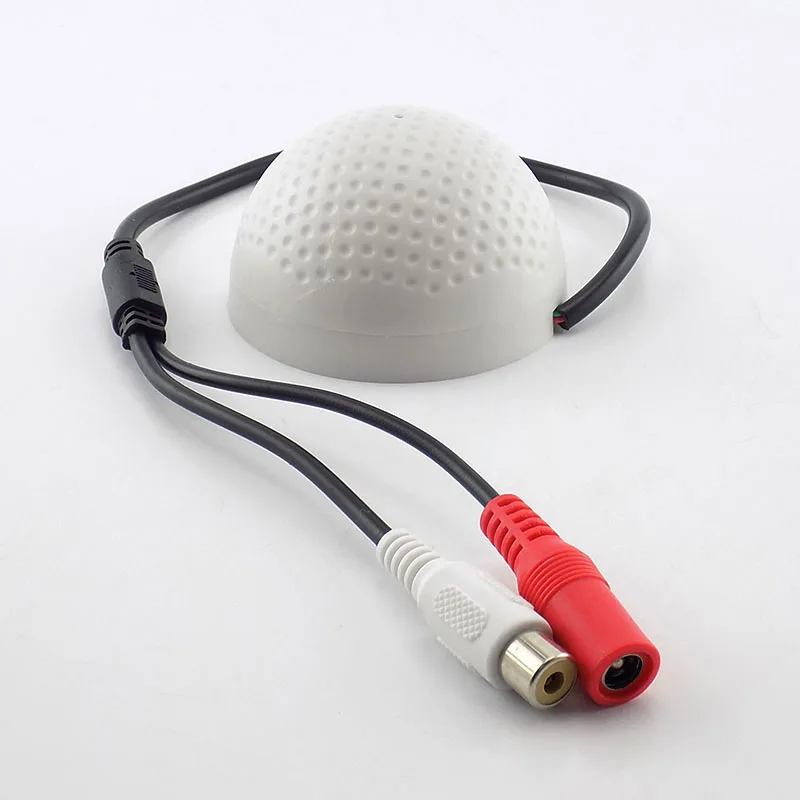 CCTV Микрофон Форма «гольф» аудиоприёмник высокой чувствительности DC 12V мониторинг звука прослушивание устройство домашняя видеокамера K15