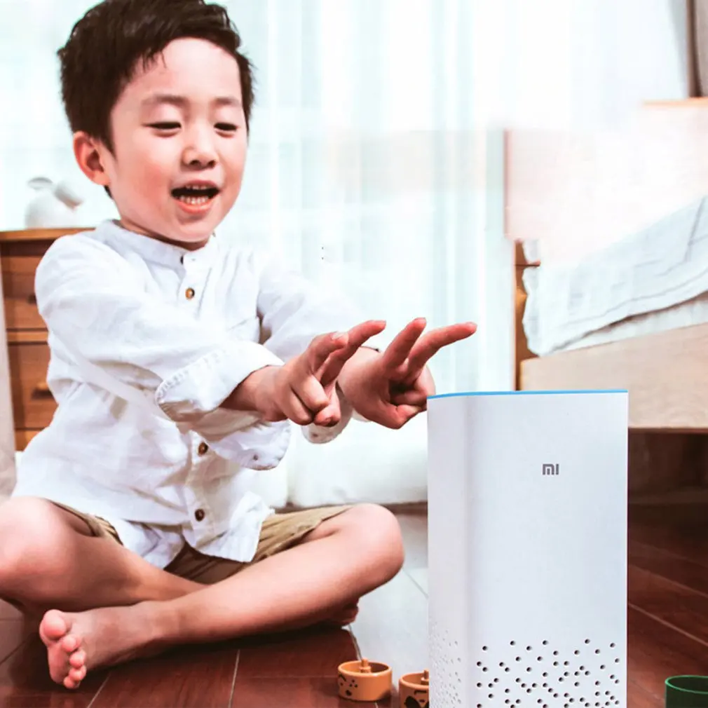 Xiaomi Mi динамик AI wifi bluetooth голосовое дистанционное управление Портативный Умный дом свет музыкальный плеер xiaoai приложение для Android Iphone