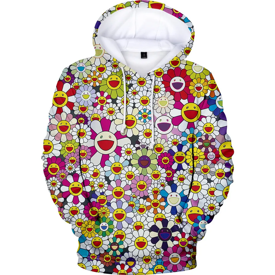 

Flower Rose Sunflower 3D Print Hoodie Women Long Sleeve Fashion Floral Sweatshirts Hoodies Female Autumn Winter Jacket Coat