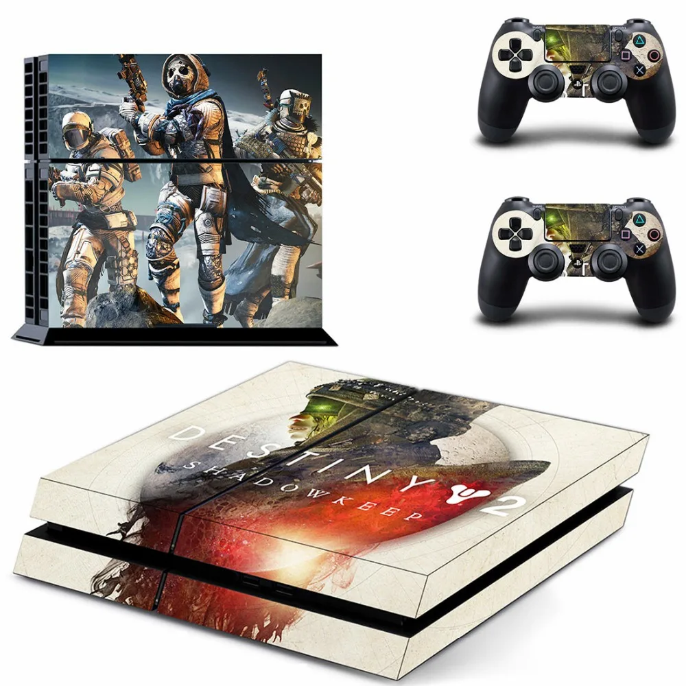 Наклейка на кожу для PS4 Destiny 2 Shadowkeep для консоли playstation 4 и контроллеров PS4, Виниловая наклейка на кожу