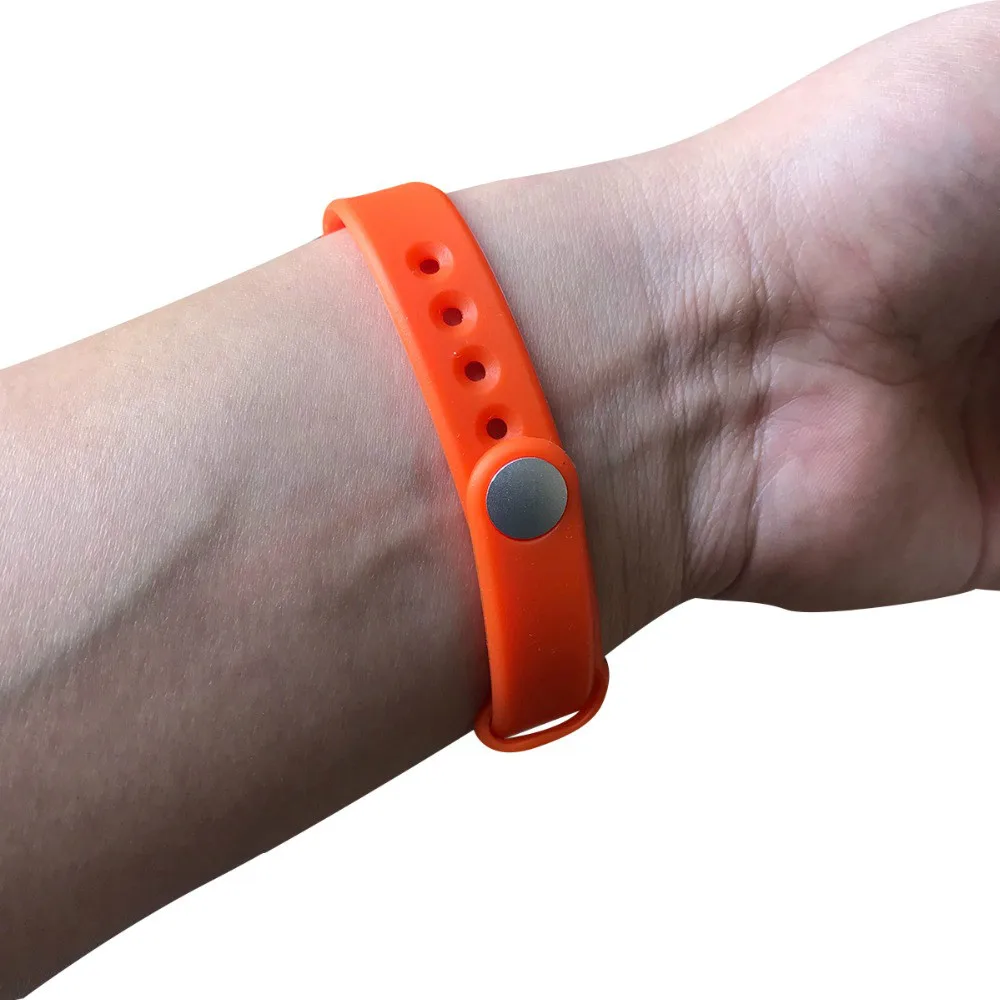 2 шт. 13 56 МГц ISO14443A MIFARE Classic 1K Регулируемый NFC браслет RFID ID карта силиконовый
