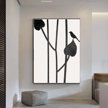 

Branch bird Art Print Canvas Poster Art Print Wall Pictures for Living Room No Frame