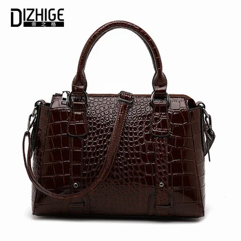 

Large Capacity Luxury Handbags Women Bags Designer 2020 High Quality Crocodile Pattern PU Leather Shoulder Handbags Ladies Bags