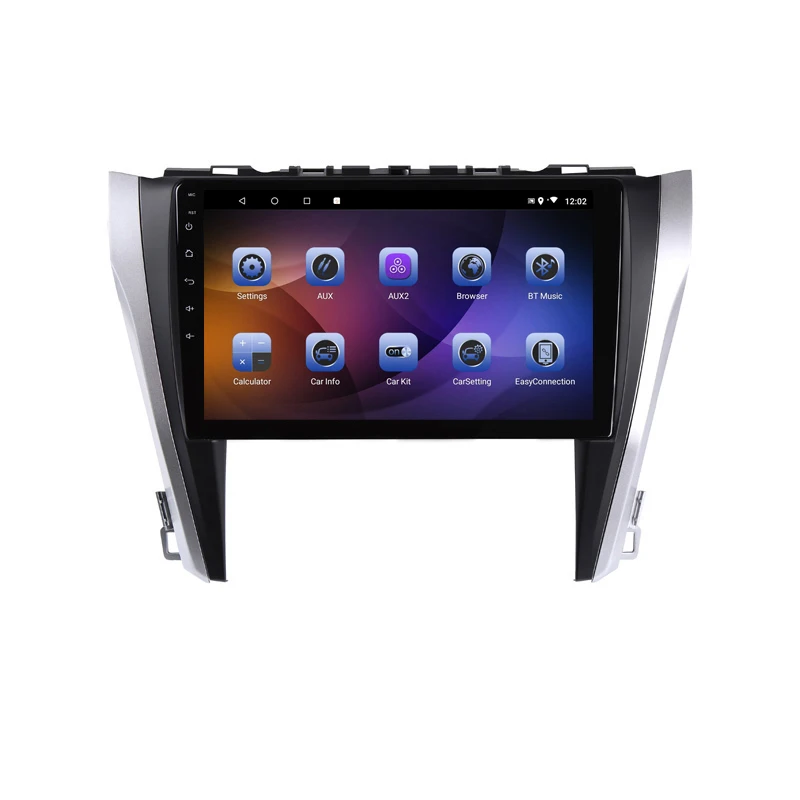 Автомобильный DVD плеер с GPS навигацией 10 1 дюйма 4 Гб ОЗУ 8 ядер Android для Toyota camry 2015 2016
