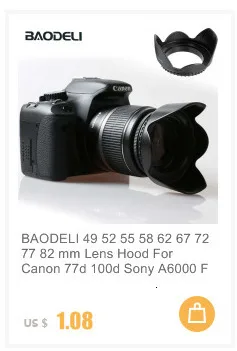 BAODELI Cpl Polarisatie фильтр 37 46 49 52 55 58 67 72 77 82 мм Цифрового Фотоаппарата Canon T6 Eos M50 600d 2000d Nikon P900 D5100 5600 sony X3000