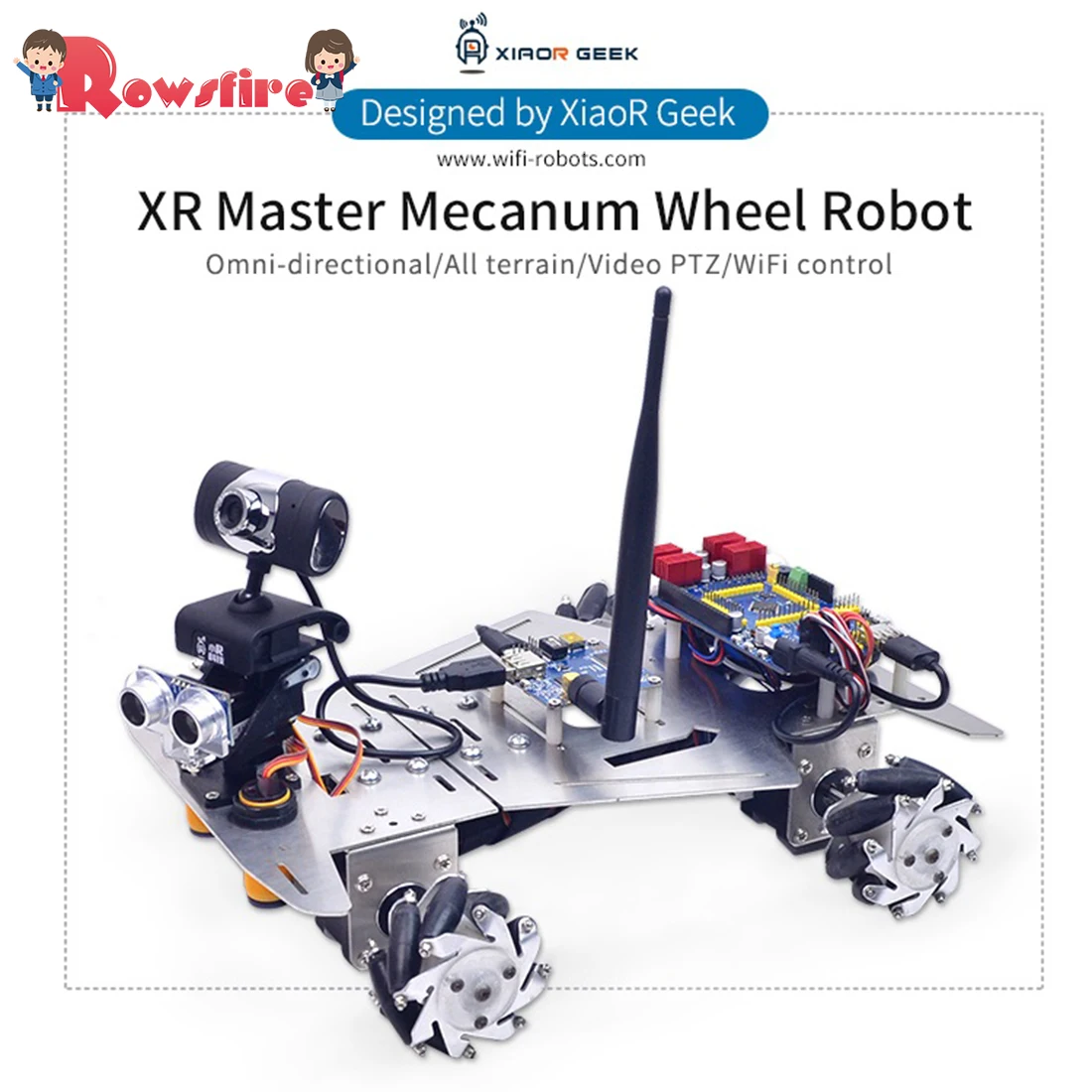 XR Master всенаправленный робот Mecanum Wheel программируемые игрушки игры для детей и взрослых креативный подарок-версия wifi