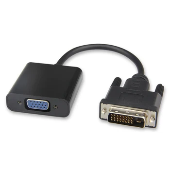 

Dvi24 +1 to VGA Adapter Cable DVI-D to VGA Cable with Chip DVI to VGA Converter Connector