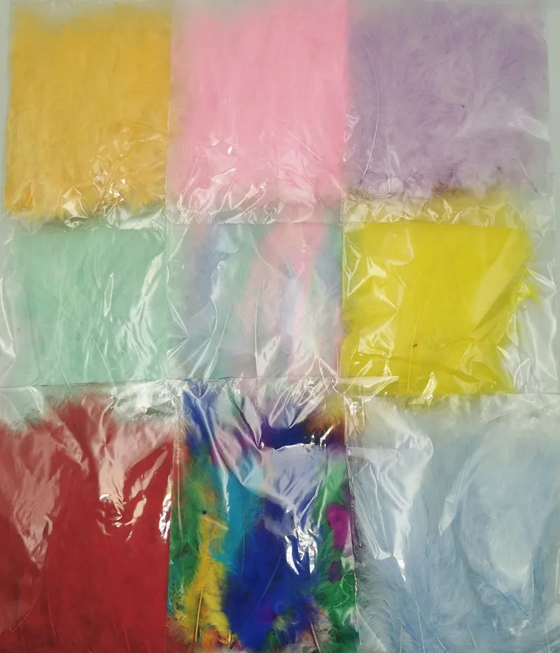 4-6 Inches Turkey Marabou Feathers Fluffy Fluffy Chicken Plume for Wedding Party DIY Craft Jewelry Decoration Supplies 50pcs/lot