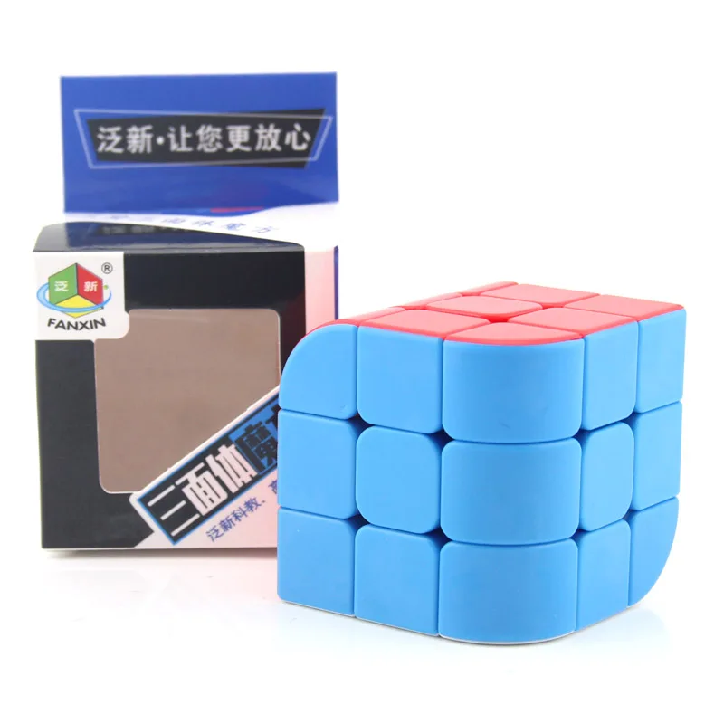FanXin 3x3x3 Trihedron магический куб, изогнутая поверхность, профессиональная скоростная головоломка, твист, головоломка, антистресс, развивающие игрушки