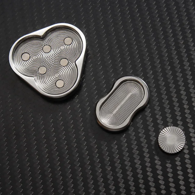 Rotary Magnetic Fidget Slider Adult EDC Metal Fidget Toy ADHD Hand Spinner Autism Sensory Toys Anxiety Stress Relief 5