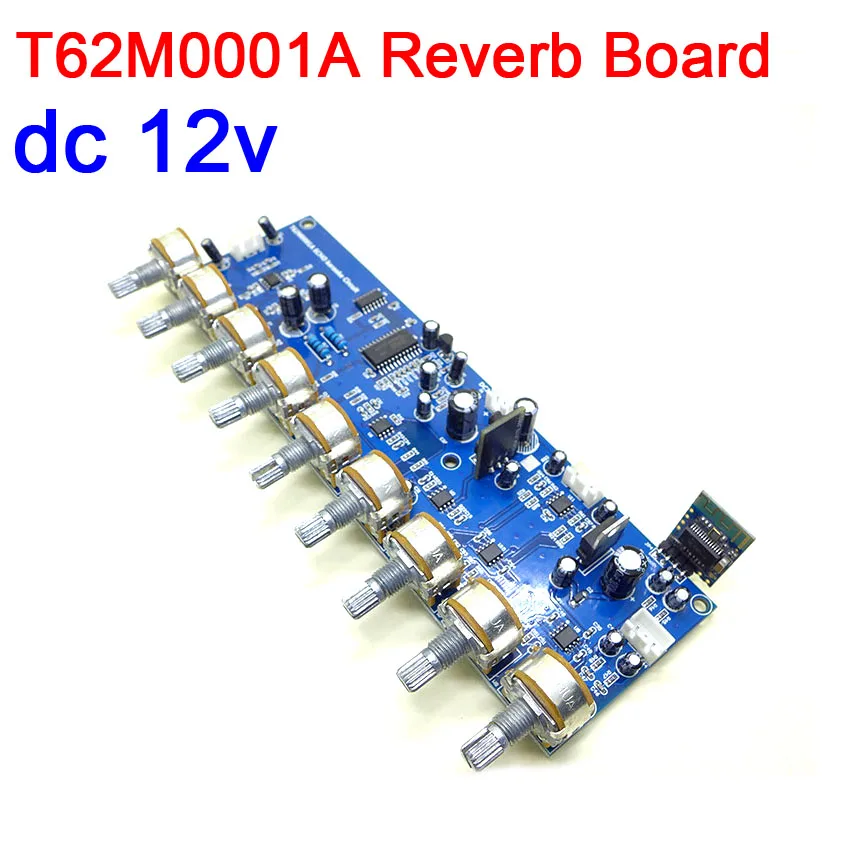 T62M0001AKaraokeReverbBoardTonePreampPreamplifierBoardTrebelBassAdjustmentcontrol