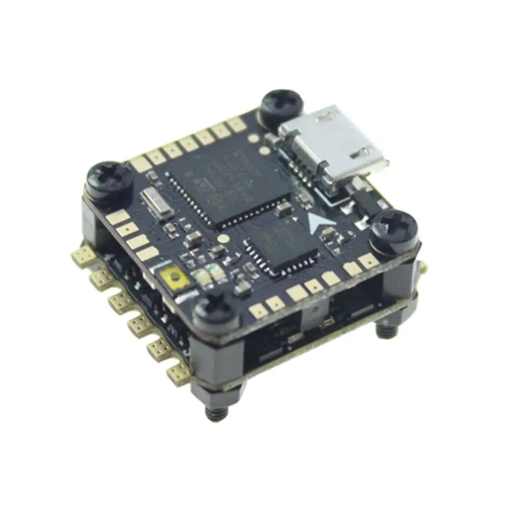 HAKRC F411 2S Flytower Контроллер полета встроенное osd 4 в 1 BLHeli 10A ESC Светодиодная лента для FPV RC Дрон
