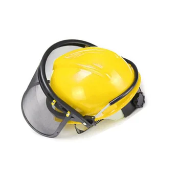 

Chainsaw Brushcutter Safety Helmet Mask Mesh For Lawn Mower Trimmer Brush Cutter Hard Hat Safety Helmet
