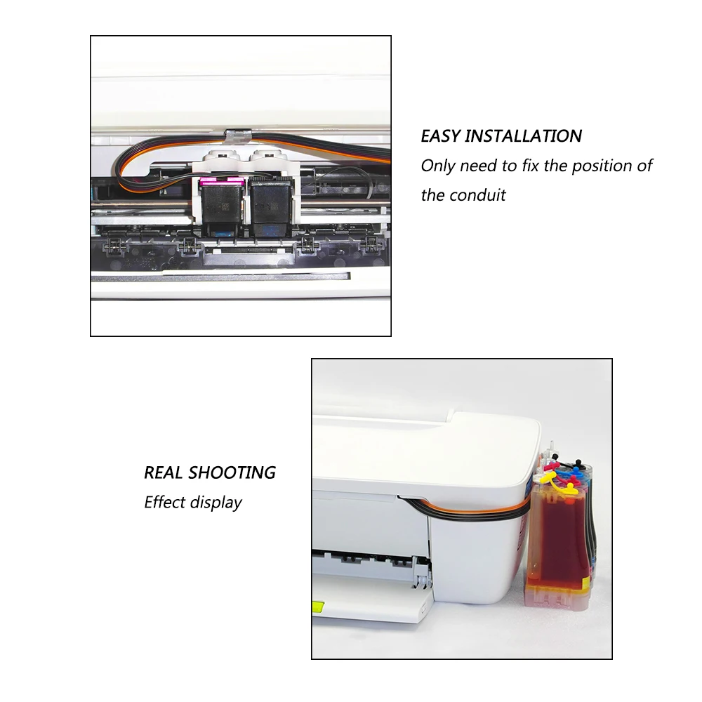 DMYON 63 CISS Bulk Ink Compatible for Hp 63 for 1110 1111 1112 2130 2131 2132 3630 3632 3830 3831 3832 3834 4250 4650 4652 4655