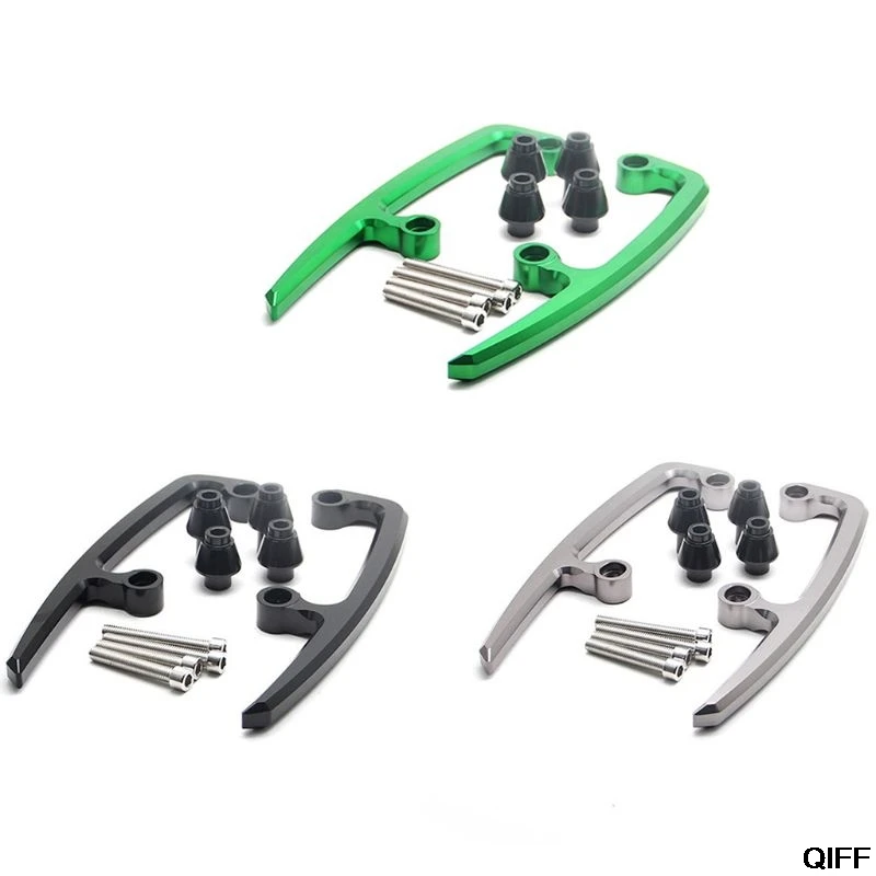 

Drop Ship&Wholesale Motorcycle CNC Aluminum Rear Grab Bars Seat Passenger Rail Handle Armrest Arm Rests For Kawasaki Z650 Aug. 9