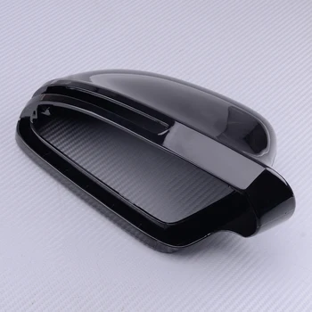 

4F0 857 528 Shiny Black Right Side Wing Rearview Mirror Cover Cap Casing Fit for AUDI A3 A4 A5 A6 With Side Assist 8T0 857 528