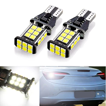 

2x T15 W16W LED Auto Lamp CANBUS White 3030SMD Backup Reverse Light No Error For Opel Combo Box Meriva B Mokka Zafira Tourer