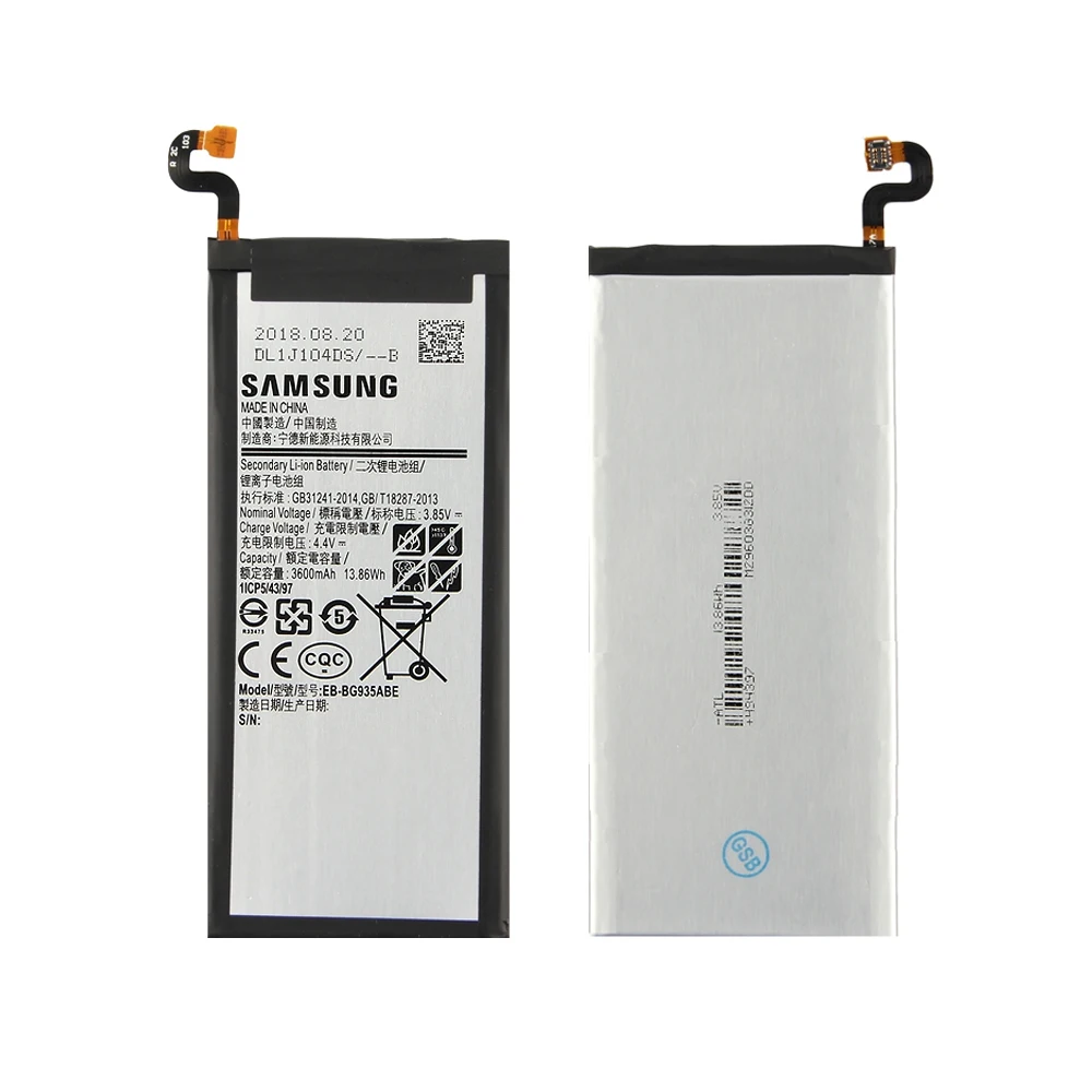 Батарея EB-BG935ABE для samsung Galaxy S7 край SM-G935F G935FD G935W8 G9350 G935K G935L 3600 мА/ч, настоящая Ёмкость Akku