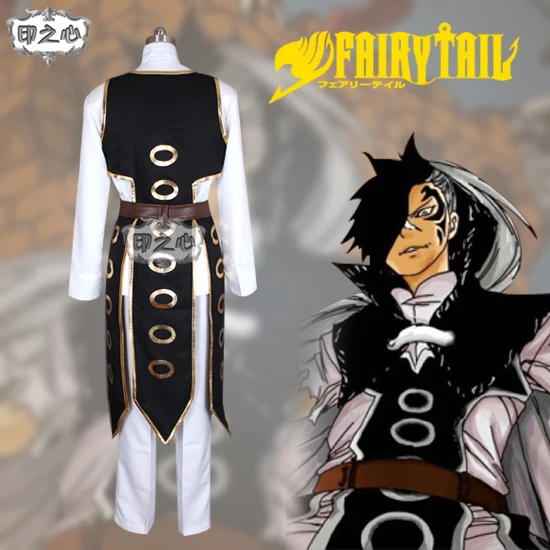 Hot Fairy Tail Rogue Cheney Clothing Cos Cloth Uniform Cosplay Costume A.313