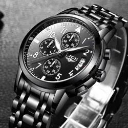 2019 LIGE мужские s часы лучший бренд класса люкс мужские водонепроницаемые кварцевые деловые часы для мужчин повседневные спортивные
