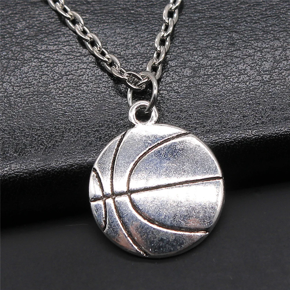 Basketball Necklace, Sport Jewellery, Basketball Jewelry, Basketball Charms  Sports Initial Necklace | Wish