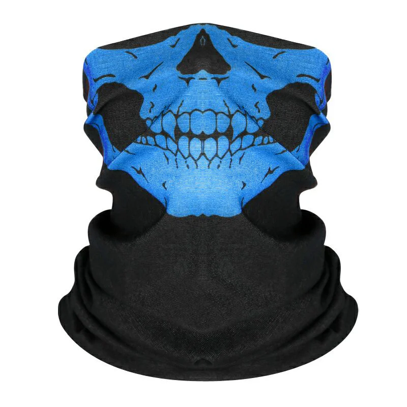 Половина шапки маски для лица хэллоуин череп открытый мотоцикл шарф страшный мульти лыжный призрак ноября волшебная шея использовать фестиваль скелет