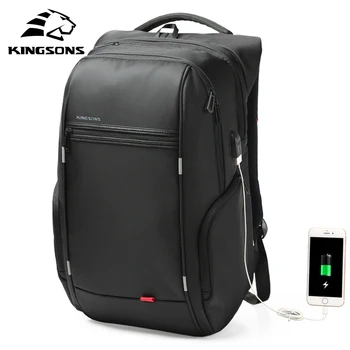 

15"17" Laptop Backpack External USB Charge Computer Backpacks Anti-theft Waterproof Bags for Men Women