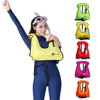 

Inflatable Swim Vest Life Jacket for Snorkeling Floating Device Swimming Drifting Surfing Water Sports Life Saving