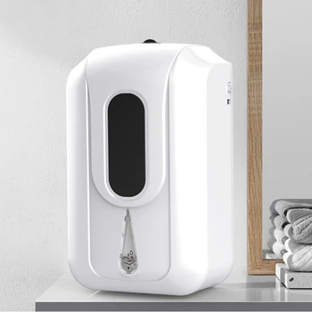 

2200ML Automatic Induction Hand Soap Dispenser USB Battery Dual Purpose Wall Mounted Sensor Touchless Automatic Sprayer