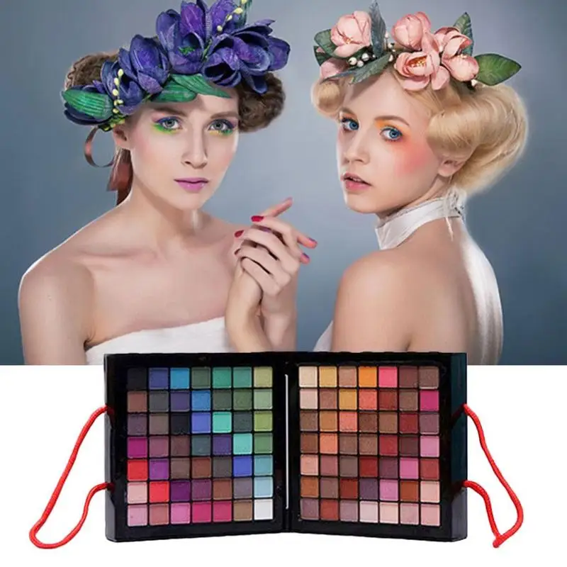 

177 Colors Eyeshadow Lip Gloss Blush Combination Makeup Palette Set Shimmer Matte Professional Kit Foundation Luxury Repair Tray