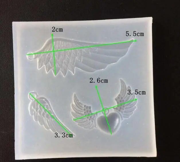 1 шт. крыло перо жидкий силикон Expoxy Плесень Смола ювелирные изделия Плесень УФ кулон ювелирные изделия аксессуары ручной работы ювелирные изделия инструмент