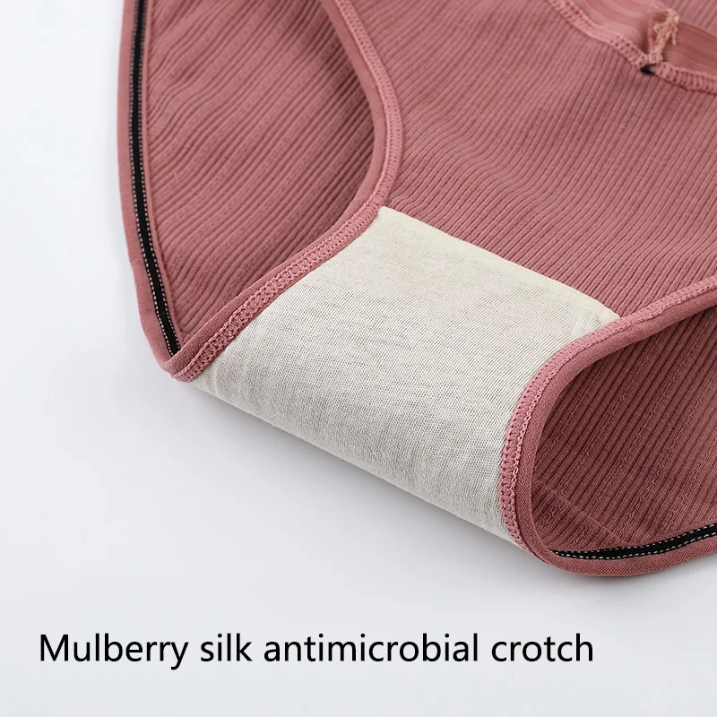 Mulberry Silk Crotch Pregnant Women Panties V-shaped Abdominal Support Cotton Seamless Briefs Maternity Underwear M-4XL Big Size